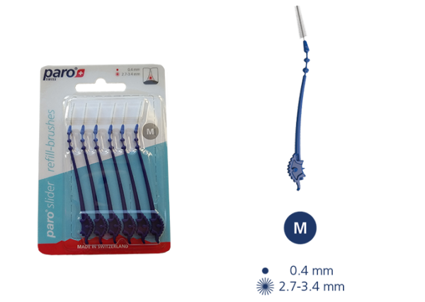 Міжзубні йоржи Paro Slider М 6 шт