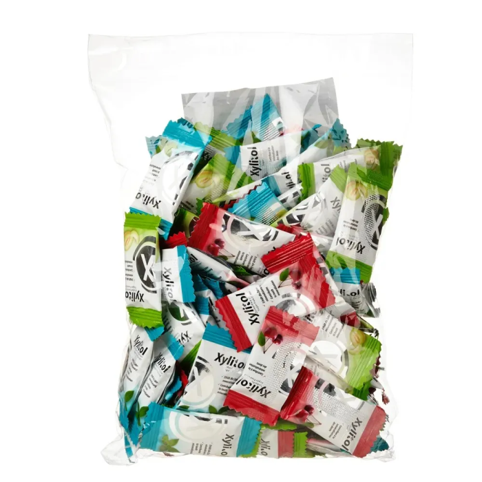 Льодяники з ксилітом Miradent Xylitol Drops в асортименті без картонного бокса 100 шт