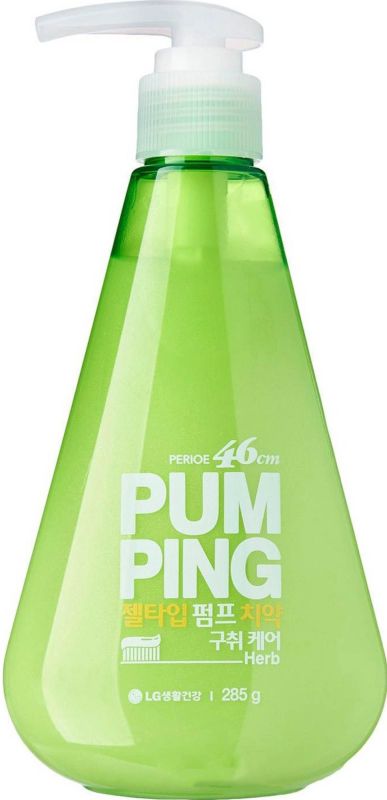 Зубна паста для усунення неприємного запаху LG Perioe 46 cm PumPing Трави 285 мл