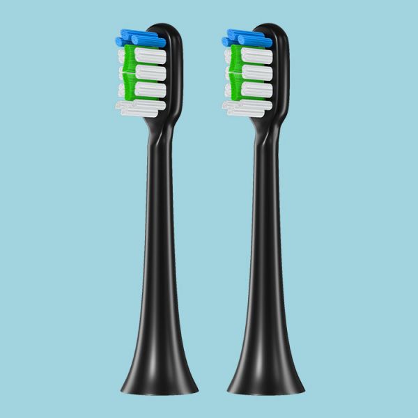 Змінні насадки для звукової зубної щітки Lebooo ProZone для Lebooo Color-Classic 2 шт чорні