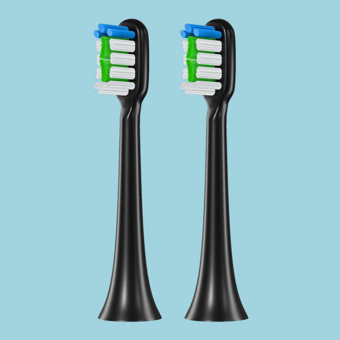 Змінні насадки для звукової зубної щітки Lebooo ProZone для Lebooo Color-Classic 2 шт чорні