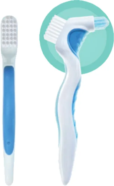 Щітка для протезів Spokar Блакитна (8593534341012_блакитний)