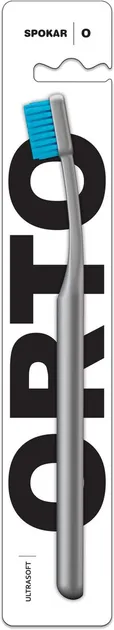 Зубна щітка Spokar Ортодонтична з U-подібним вирізом (8593534342002_Сіро-блакитна)