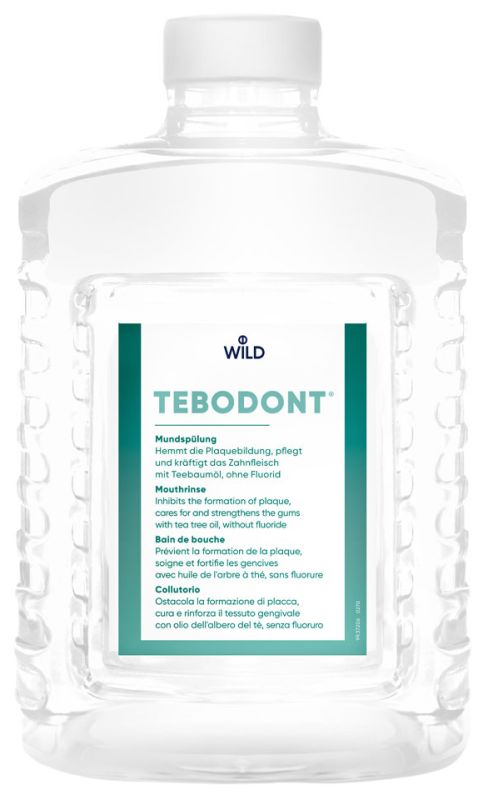 Ополіскувач рота з олією чайного дерева Tebodont без фтору 1,5 л