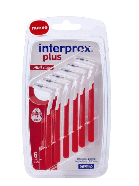 Міжзубні йоржи Interprox Plus Mini Conical 1.0 мм, 6 шт