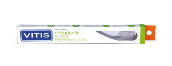 Зубна щітка Vitis Orthodontic із маленькою головкою