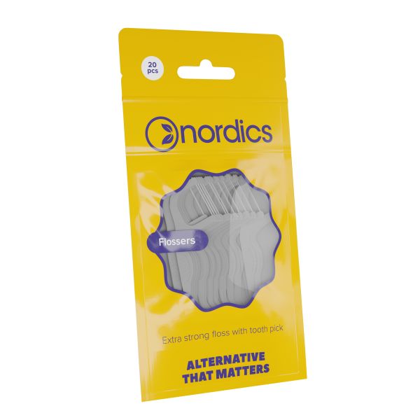 Зубні флосери Nordics 20 шт.