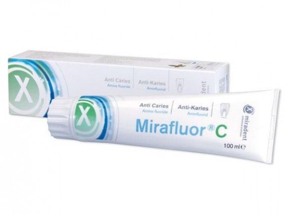 Зубна паста Miradent Mirafluor C 100 мл з фтором