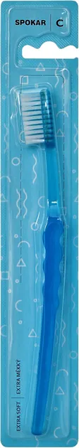Зубна щітка Spokar C екстрам'яка Синя (8593534340770-blue)