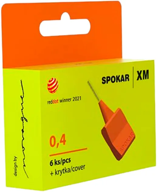Міжзубні йоржики Spokar XM №0.4 мм 6 шт. (8593534342071)