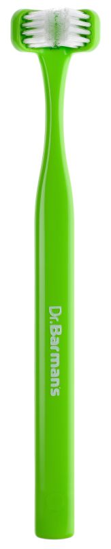 Зубна щітка Dr. Barman's Superbrush Regular тристороння м'яка зелена