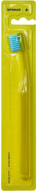 Зубна щітка Spokar Plus Екстрам'яка Жовта (8593534341791_жовта)