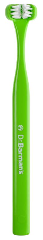 Зубна щітка Dr. Barman's Superbrush Child тристороння м'яка дитяча зелена