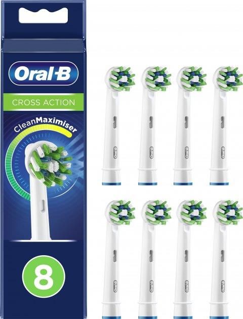 Змінна насадка Oral-B Cross Action White 8 шт