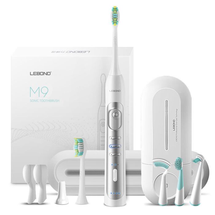 Звукова зубна щітка Lebond M9 White 5 насадок