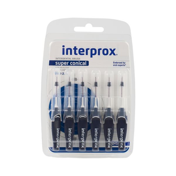 Міжзубні йоржи Interprox 4G Super conical 2.0 мм 6 шт