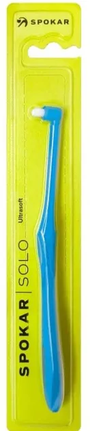 Зубна щітка Spokar Solo Монопучкова Блакитна (8593534342521_блакитна)