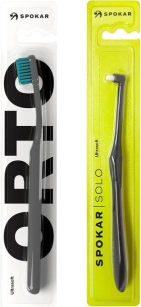 Орто-комплект щіток Spokar Orto та Solo Сірий (8593534342002_сірий)