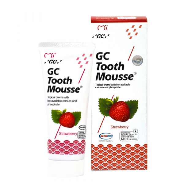 Гель для відновлення емалі GC Tooth Mousse Полуниця 35 мл