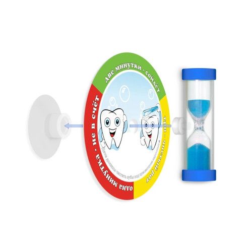 Пісочний годинник Чистимо зубки три хвилини