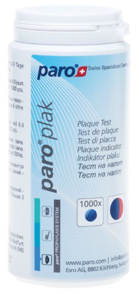 Таблетки для індикації зубного нальоту Paro Plak 1000 шт