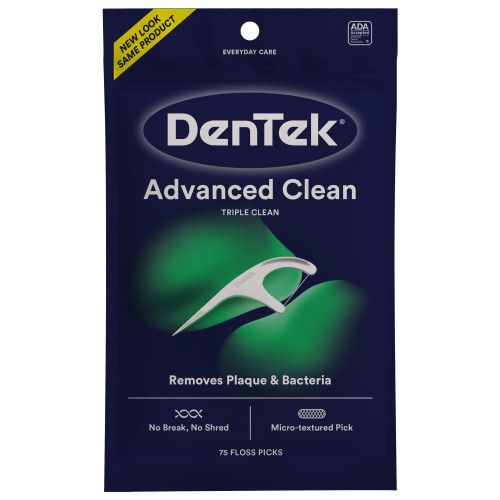 Флосс-зубочистки DenTek Потрійне очищення 75 шт