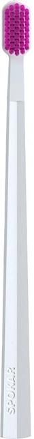 Зубна щітка Spokar X М'яка (8593534341968_Біло-рожева)