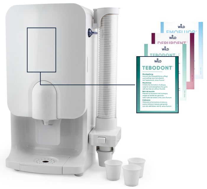 Диспенсер для ополіскувачів ротової порожнини об'ємом 1500 мл