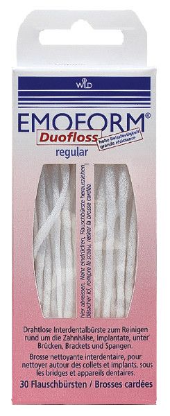 Зубна нитка (флос) EMOFORM Duofloss 30 шт