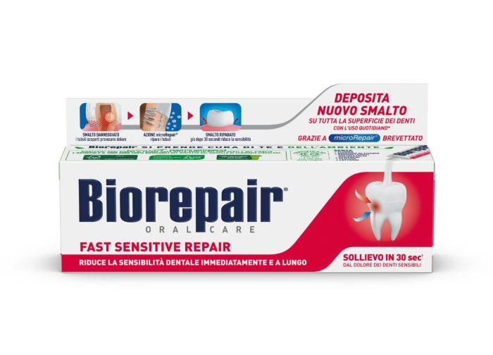 Зубна паста BioRepair Швидке позбавлення чутливості 75 мл