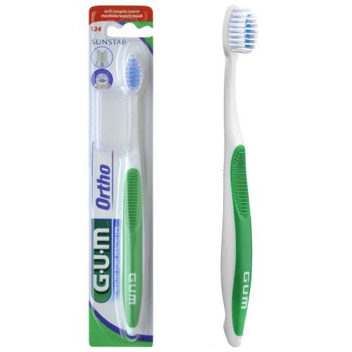 Зубна щітка GUM Ortho Ортодонтична зелена