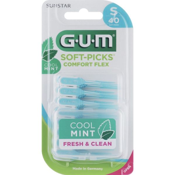 Безметалові міжзубні йоржики GUM Soft Picks Small малі 40 шт