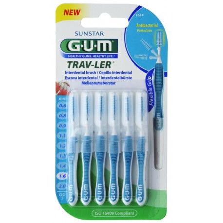 Міжзубні йоржики GUM TravLer 1.6 мм 6 шт
