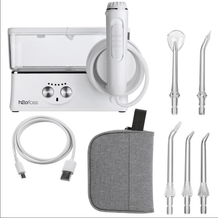Іригатор h2ofloss hf-3 Pro White 5 насадок