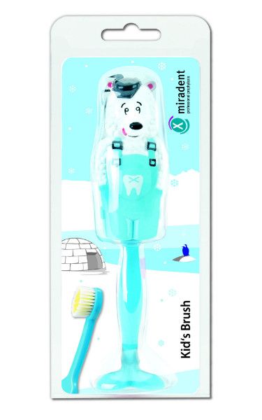 Дитяча зубна щітка Miradent Kids Brush Біле ведмежа від 4 років