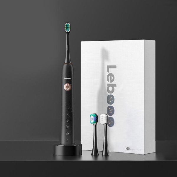Звукова зубна щітка Lebooo StarPro Huawei HiLink Чорна 4 насадки