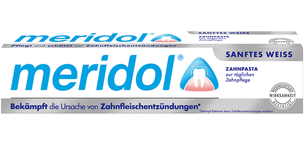 Зубна паста Meridol Sanftes weiss 75 мл