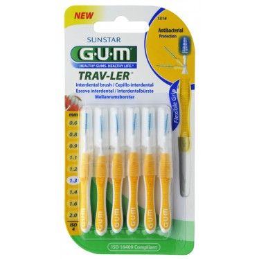 Міжзубні йоржики GUM TravLer 1.3 мм 6 шт