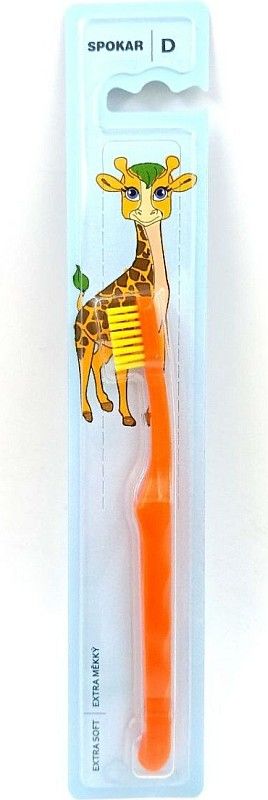 Набір екстрам'яких зубних щіток Spokar D Оранжево-жовтий 2 шт (8593534340497_оранжево_желтая)