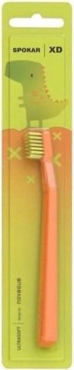 Дитяча зубна щітка Spokar XD ultrasoft (8593534342156_Жовтогарячо-жовта)