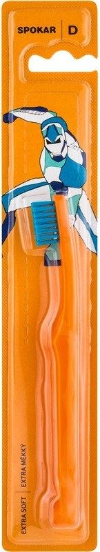 Набір екстрам'яких зубних щіток Spokar D Оранжево-синій 2 шт (8593534340497_оранжево_синяя)