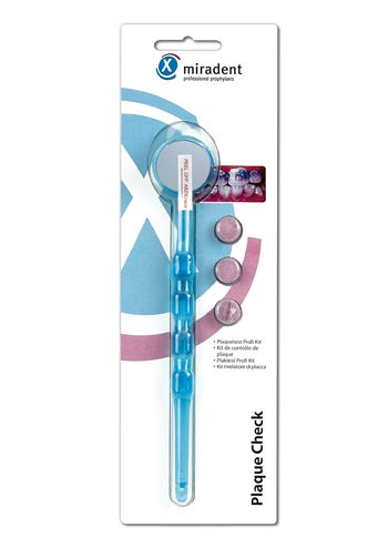 Таблетки для індикації нальоту Miradent Mira-2-Ton 3 шт + Зеркальце