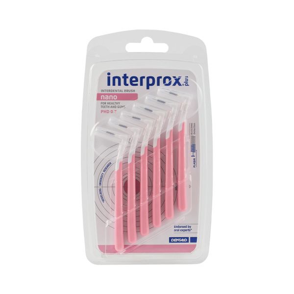 Міжзубні йоржи Interprox Plus Nano 0.6 мм, 6 шт