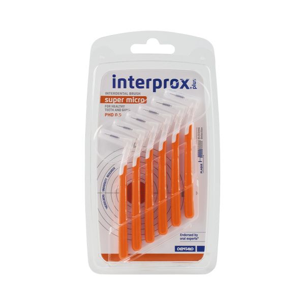 Міжзубні йоржи Interprox Plus Super Micro 0.7 мм, 6 шт
