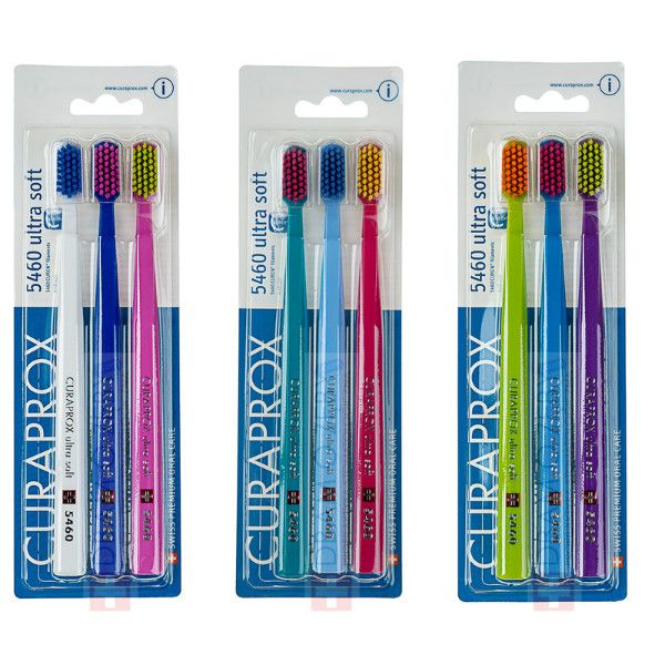 Набір зубних щіток Curaprox Ultrasoft CS 5460 3 шт