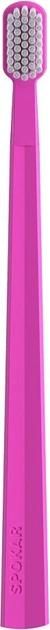 Зубна щітка Spokar X М'яка (8593534341968_Рожево-біла)