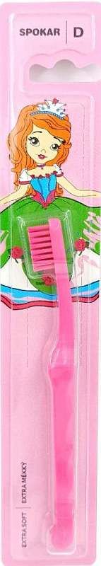 Дитяча зубна щітка екстрам'яка Spokar D Рожевий (8593534340497_розовая)