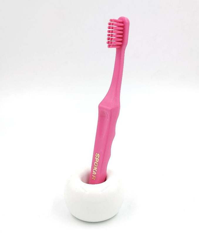 Дитяча зубна щітка екстрам'яка Spokar D Рожевий (8593534340497_розовая)