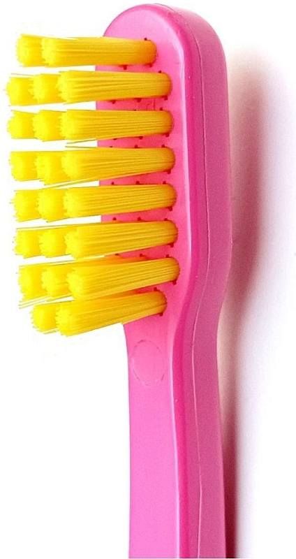 Набір екстрам'яких зубних щіток Spokar D Рожево-жовтий 2 шт (8593534340497_розово_желтая)