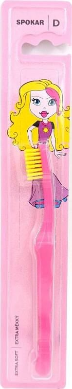 Набір екстрам'яких зубних щіток Spokar D Рожево-жовтий 2 шт (8593534340497_розово_желтая)